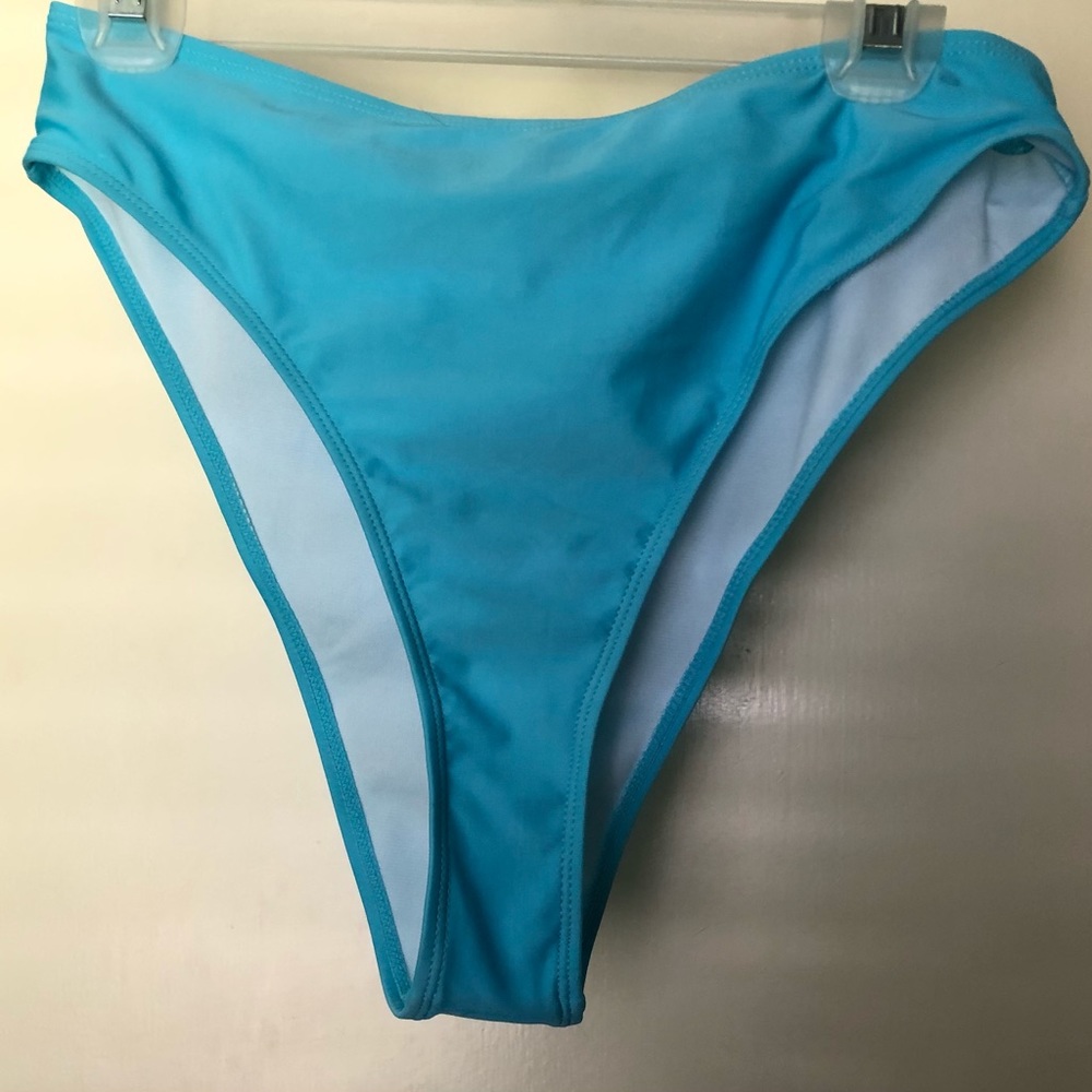 Boohoo high waisted swim bottoms